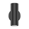 צמוד קיר שחור PATIO UP&DOWN 12W 24° IP65 אור ניטרלי