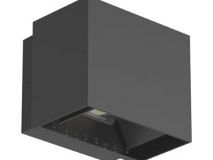 צמוד קיר שחור GLOW UP&DOWN 10W 15°~120° IP65 אור חם