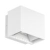 צמוד קיר לבן GLOW UP&DOWN 10W 15°~120° IP65 אור חם