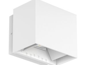 צמוד קיר לבן GLOW UP&DOWN 10W 15°~120° IP65 אור חם