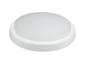 צמוד קיר/ תקרה לבן AQUA 15W IP54 אור חם