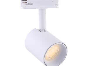 ספוט לבן לפס צבירה חד פאזי VERED 8W אור חם