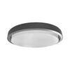 צמוד קיר/תקרה אפור MARS 18W IP65 3CCT