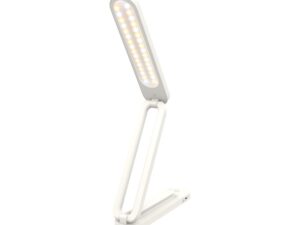 מנורת שולחן נטענת COMPACT 5W USB גוף בצבע לבן