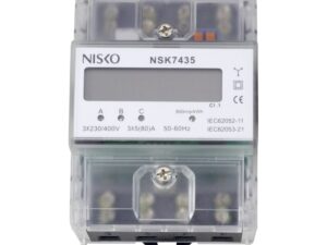 מונה דיגיטלי שקוף לפס דין תלת פאזי 4 מודול NSK7435-3P 80A