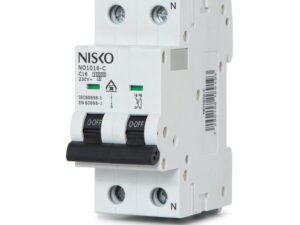 מפסק אוטומטי זעיר תעשייתי 10KA אופיין NO1010-C 1P+N 10A-C