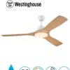 מאוורר תקרה Jessica IP44 “52 מנוע DC כולל שלט ותאורה לבן+דמוי אלון
